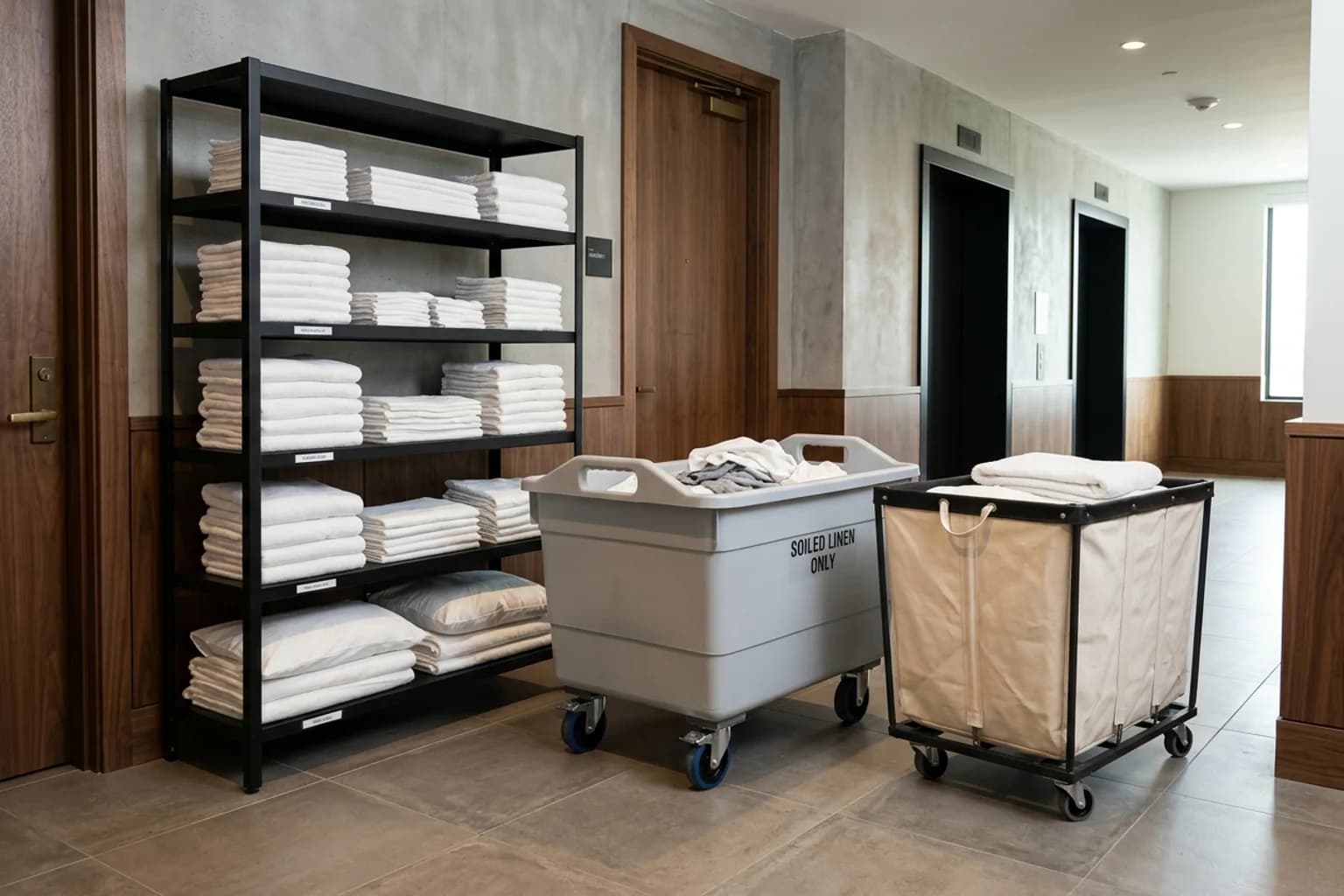 Laundry and linen transport — hero view