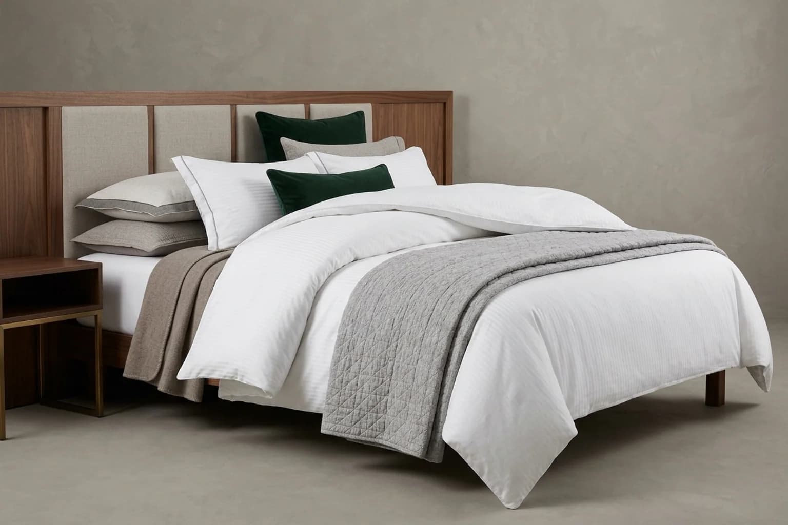 Duvets and top-of-bed — hero view