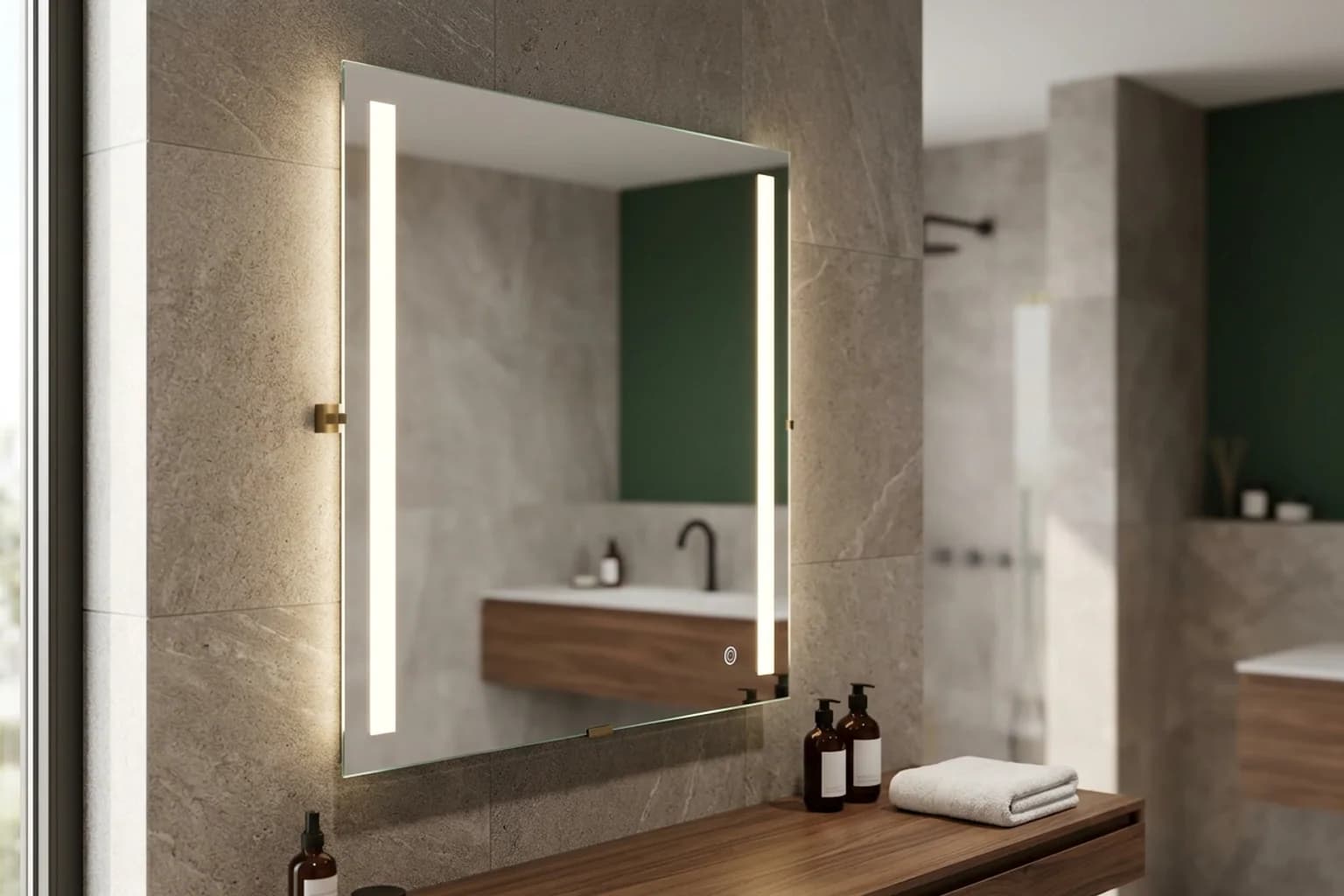 LED vanity mirrors — hero view