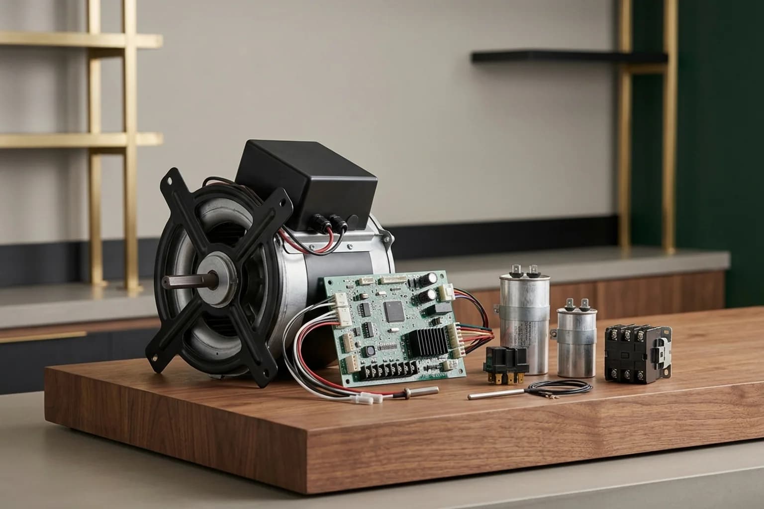 HVAC motors and controls — hero view