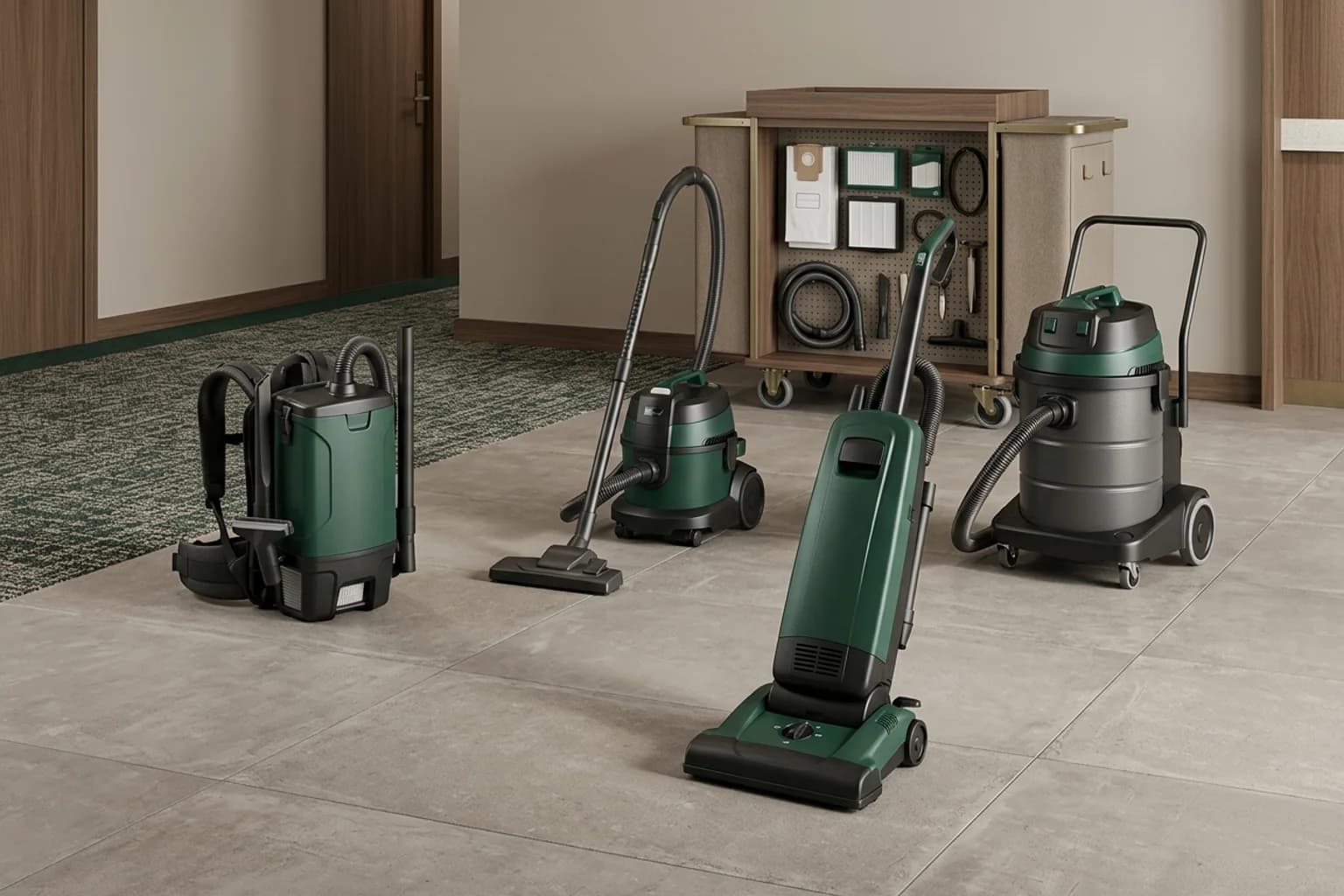 Commercial vacuums — hero view