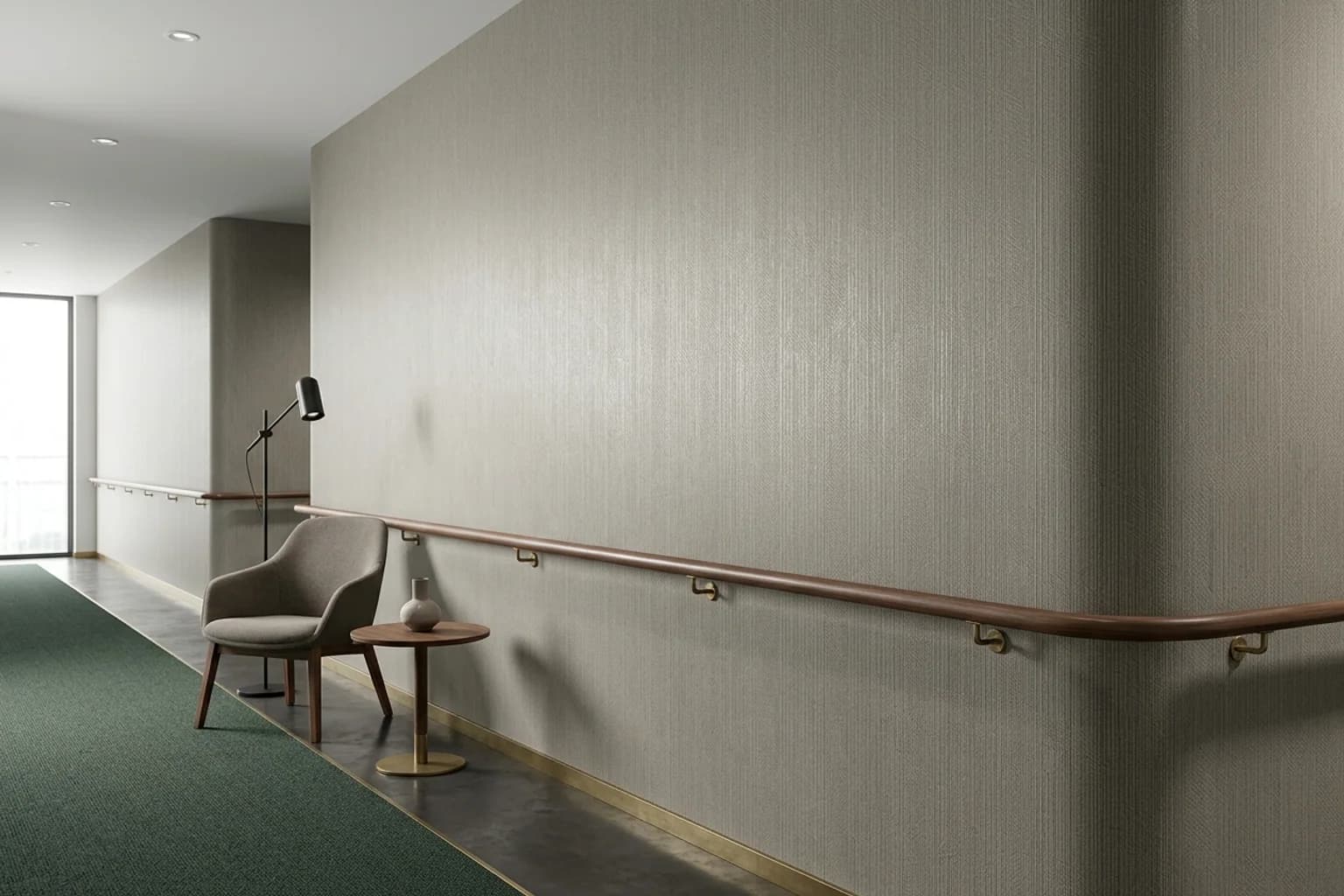 Commercial wallcovering — hero view